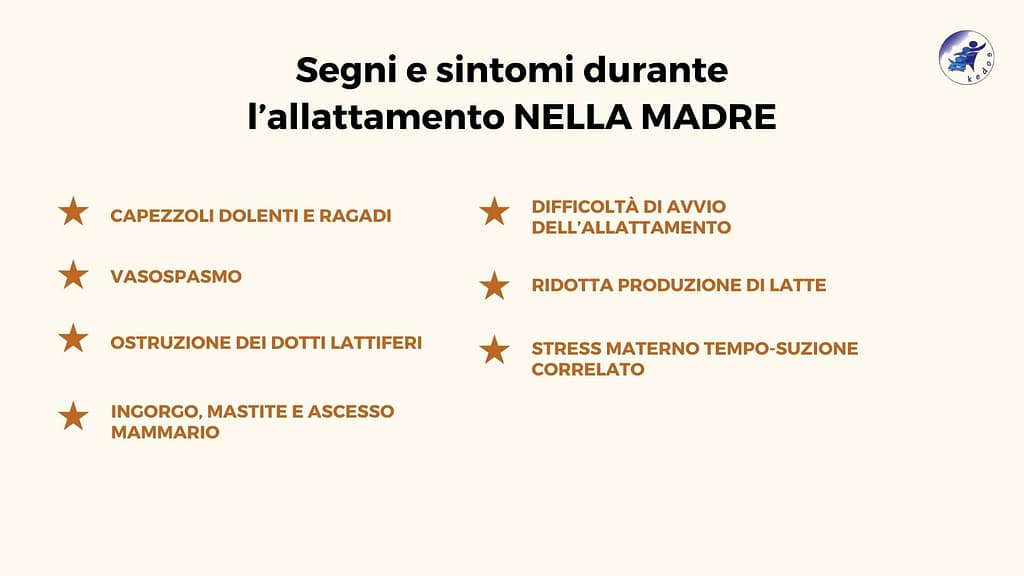 frenulo corto sintomi nella mamma