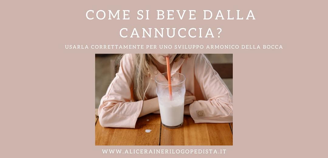 bere dalla cannuccia