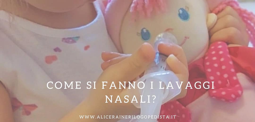 come si fanno i lavaggi nasali
