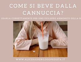 bere dalla cannuccia